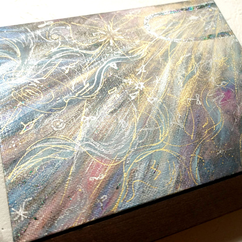 風水エネルギー絵画＊選ばれし者を照らす光の道と龍の神霊の守護
