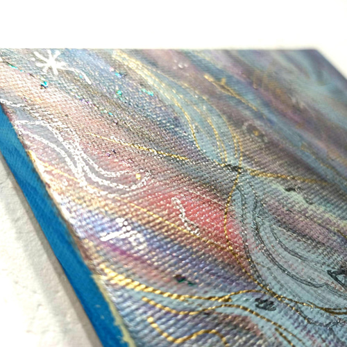 風水開運波動絵画＊選ばれし者を照らす光芒と龍神の守護〜黄金の世界に向かう獅子〜 風水エネルギー絵画＊選ばれし者を照らす光の道と龍の神霊の守護
