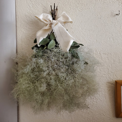 ユーカリとスモークツリーのスワッグ スワッグ GREEN ROSE 通販