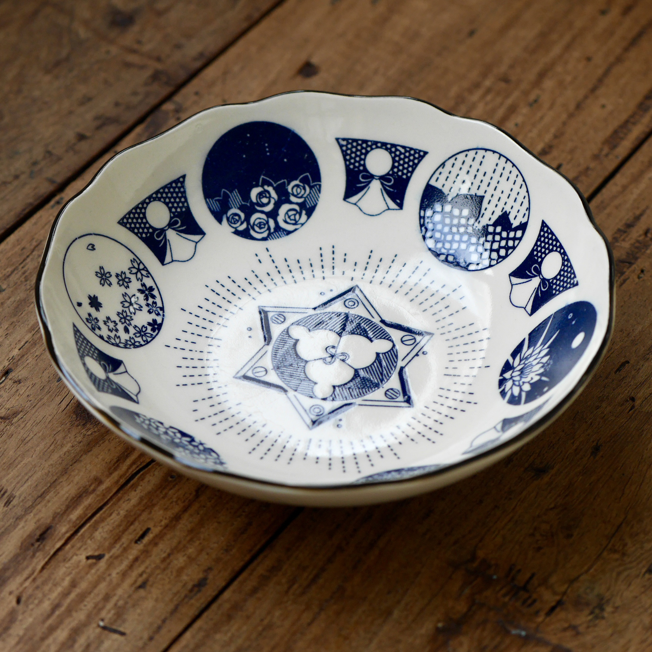 なます皿　雨も晴れも