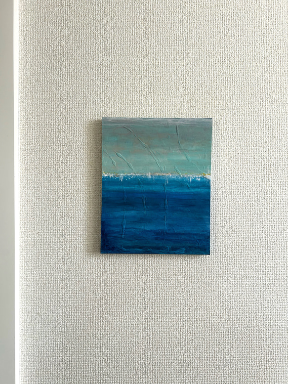 キャンバスアート　原画　「曖昧な境界線」 3枚目の画像