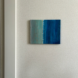 キャンバスアート　原画　「曖昧な境界線」 4枚目の画像