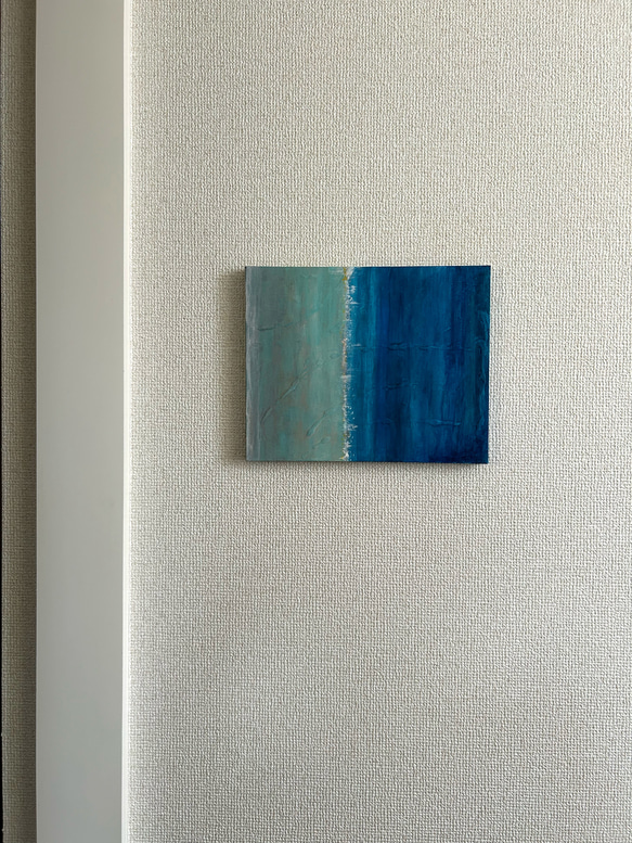 キャンバスアート　原画　「曖昧な境界線」 4枚目の画像