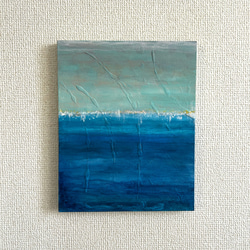 キャンバスアート　原画　「曖昧な境界線」 1枚目の画像