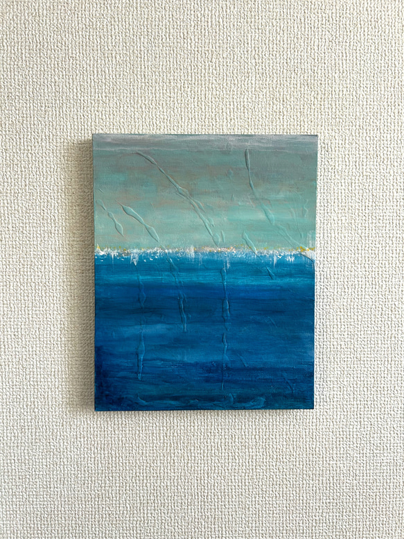 キャンバスアート　原画　「曖昧な境界線」 1枚目の画像