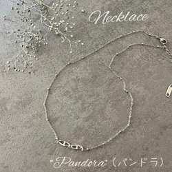 Pandora”（パンドラ） ネックレス サージカルステンレス シルバー