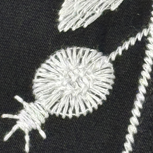 SALE フラワー刺繍 アシンメトリーデザインシャツ レディース トップス