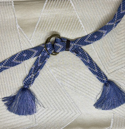 組紐帯締めベルト　唐組