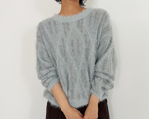 AW新作】レディライクに仕上がる女優級ニット フェザー やわらか