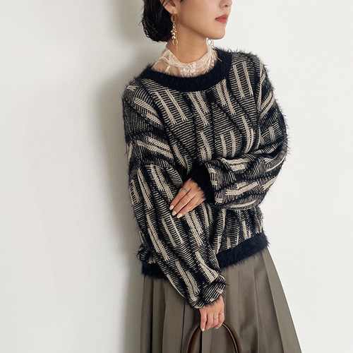 AW新作】レディライクに仕上がる女優級ニット フェザー やわらか