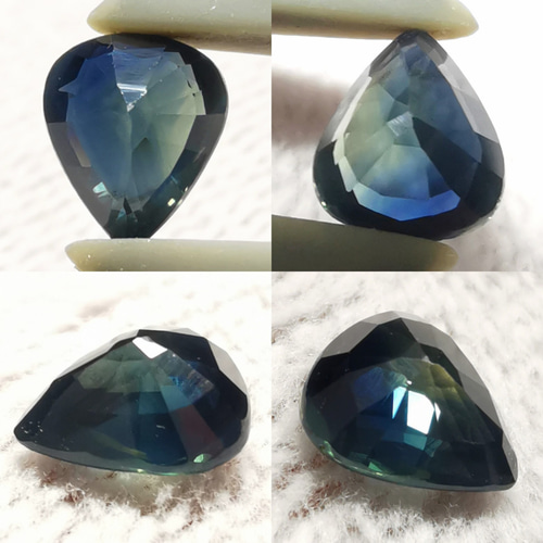 再開／新着＊ 月明かりの羅針石!! 天然サファイア 25apr27b-n 指輪