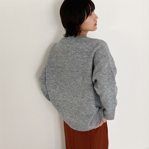 再入荷】お手入れ簡単！洗える大人のロゴニット フレンチブルドック