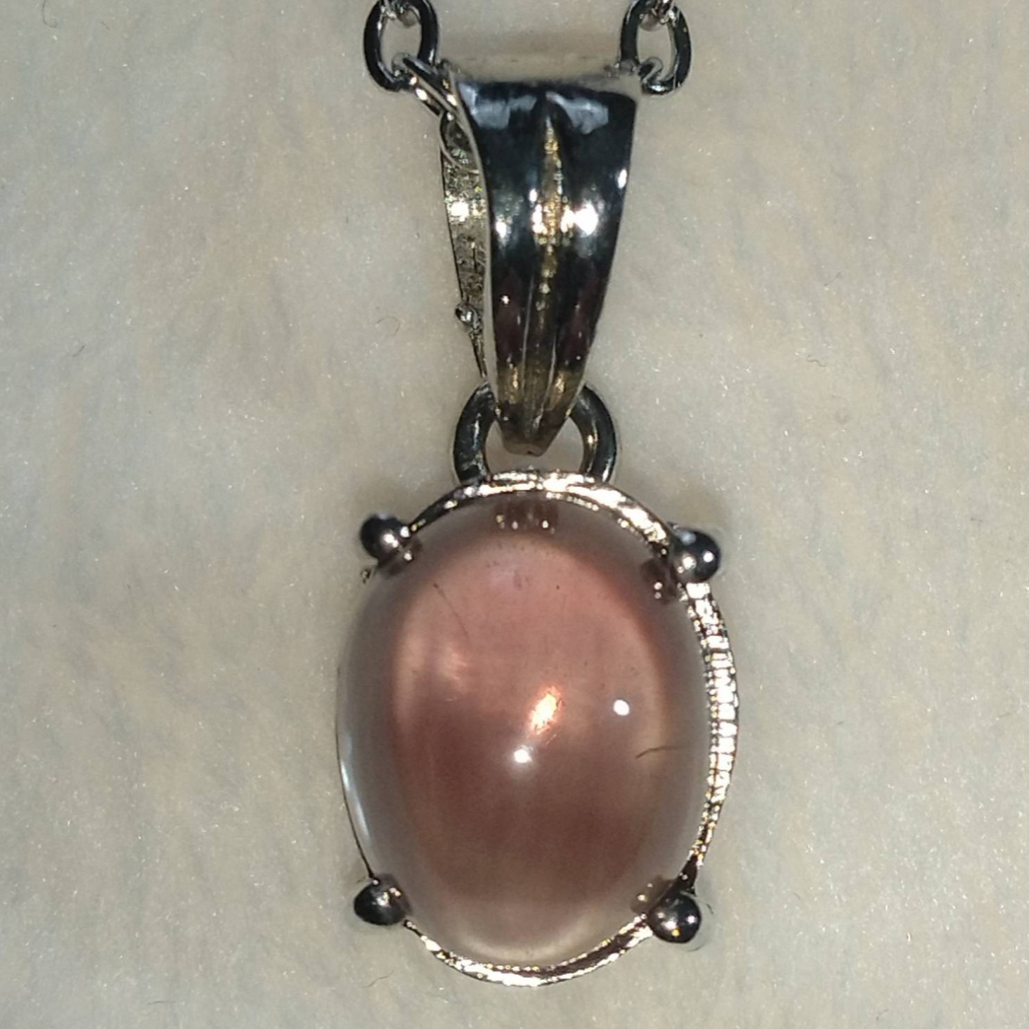 アンデシンシルバーネックレス