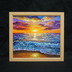 油絵 油彩 油彩画 絵 絵画　【青空のミモザ】 油絵 油彩 油彩画 絵 絵画 【青空のミモザ】 絵画 HR 通販