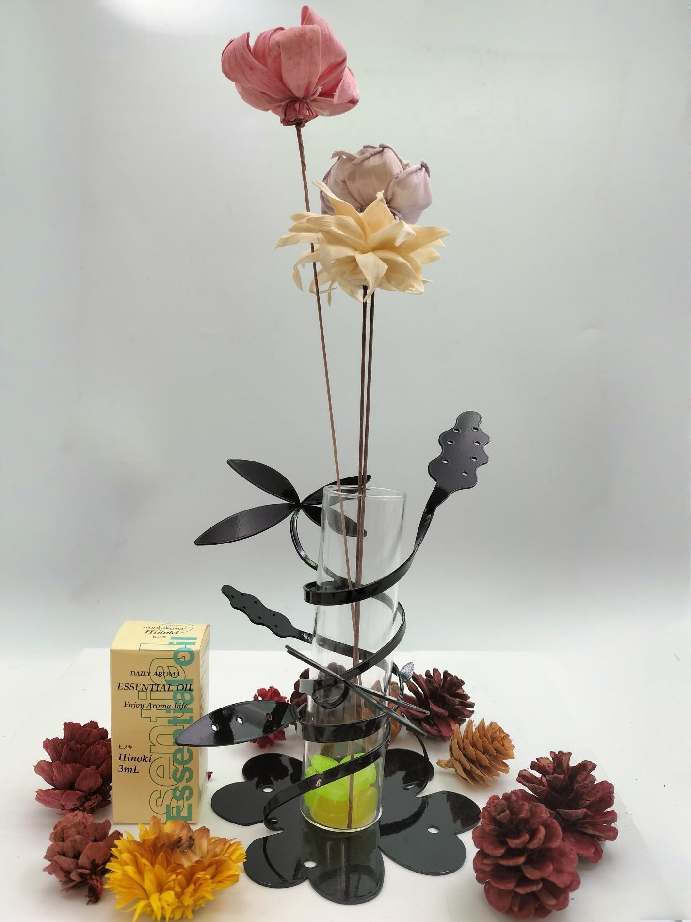 美ジタク｜COCORO ブラック｜眠りと再生の精霊ネラ ― 静けさを抱くCOCORO【ヒノキの香り×名入れ無料】