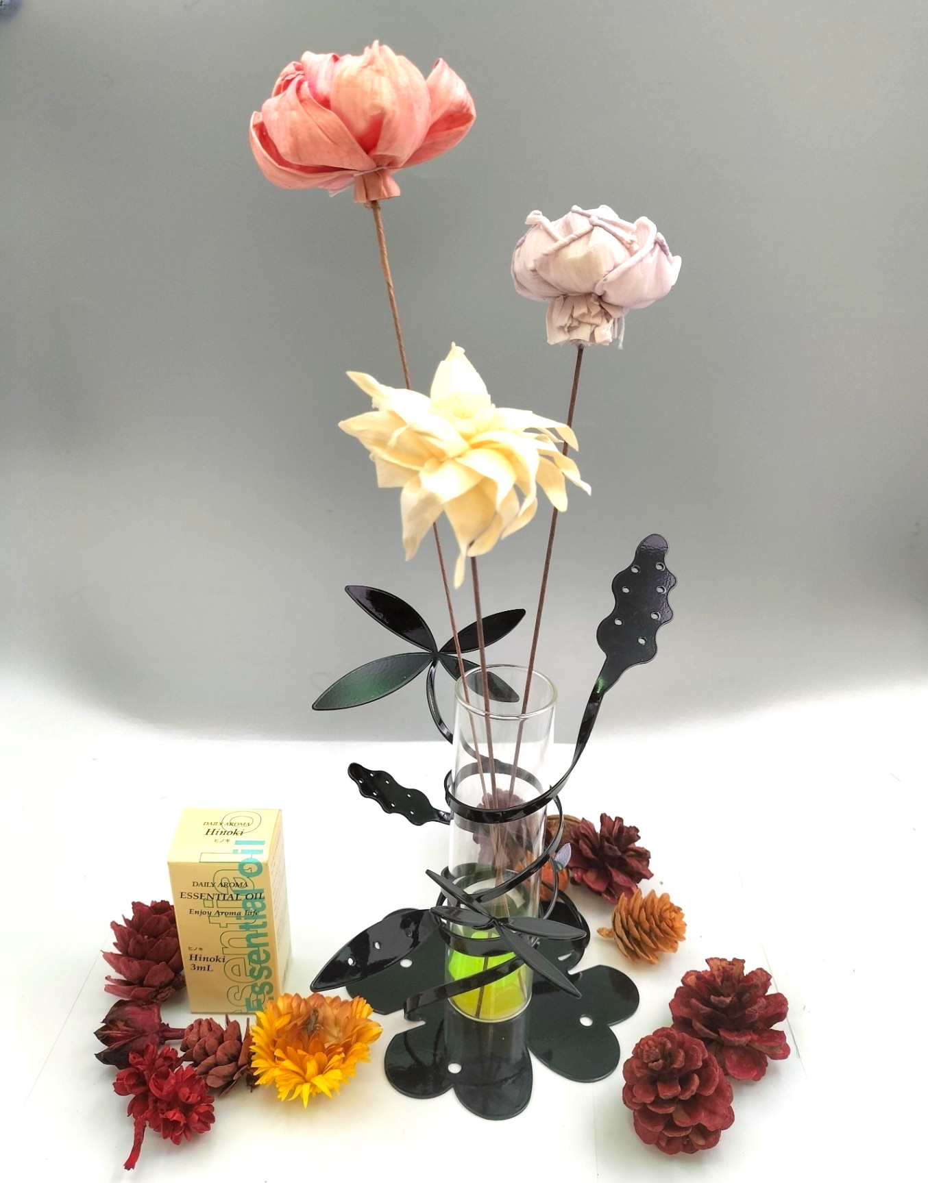 美ジタク｜COCORO ブラック｜眠りと再生の精霊ネラ ― 静けさを抱くCOCORO【ヒノキの香り×名入れ無料】