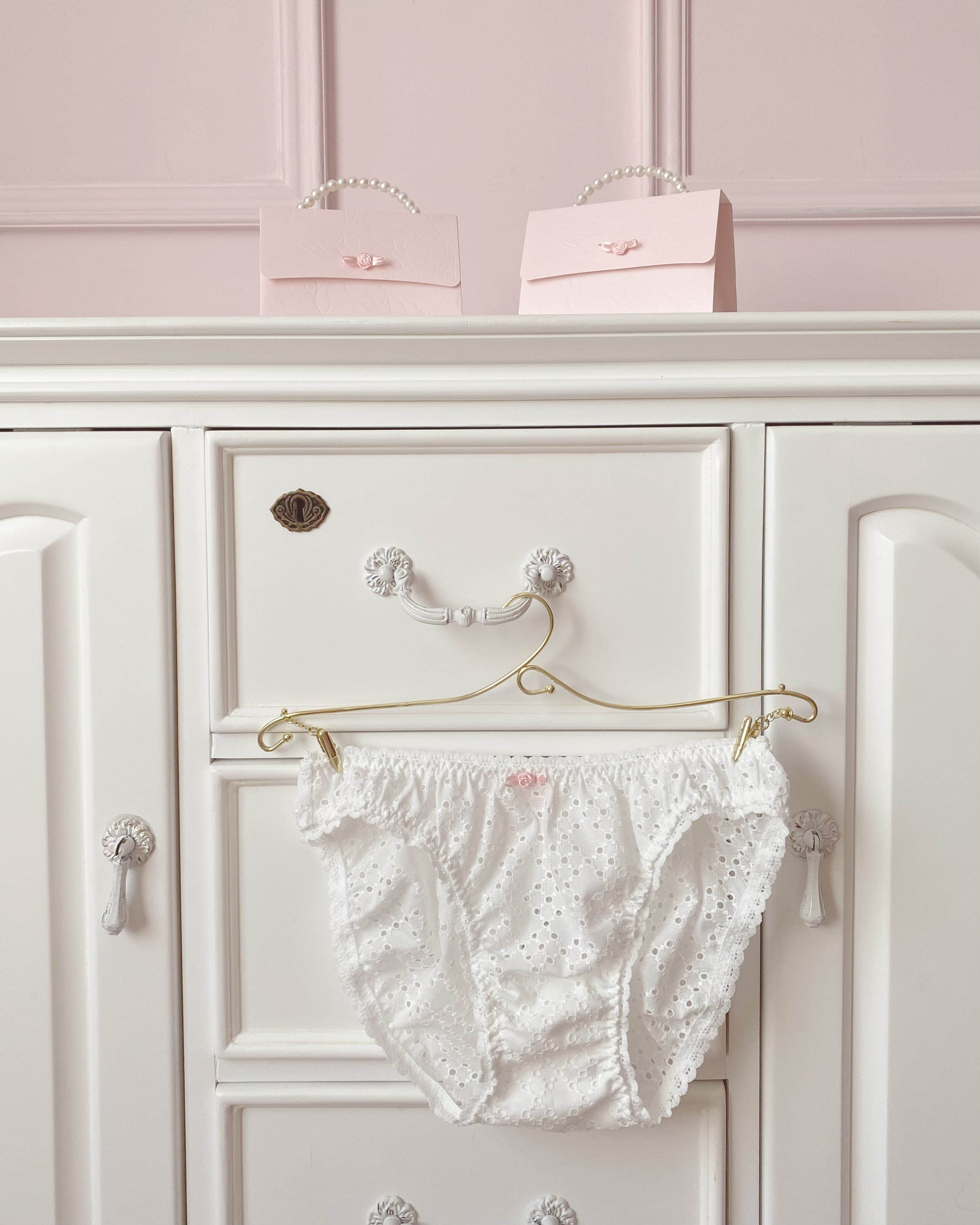 petite rose lingerie bag