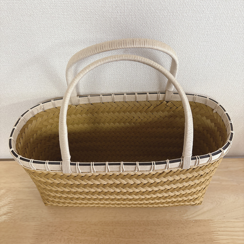 網代フェア♡ 匿名配送でさらにお クラフトバンドで編んだ斜め網代編み