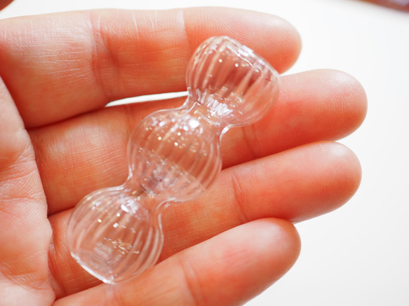 ミニチュア　バブルボール　フラワーベース　19×51ｍｍ 1個 6枚目の画像