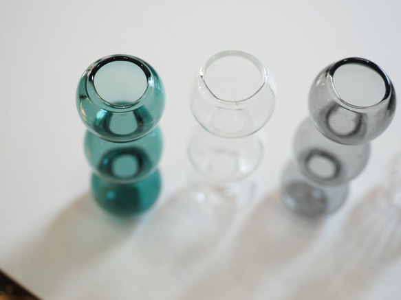 ミニチュア　バブルボール　フラワーベース　19×51ｍｍ 1個 2枚目の画像