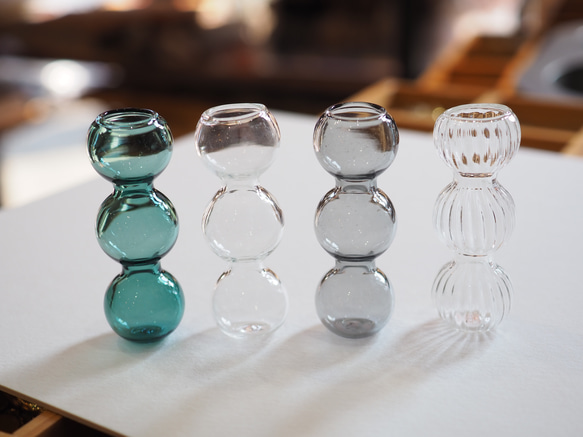 ミニチュア　バブルボール　フラワーベース　19×51ｍｍ 1個 7枚目の画像