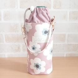 準備中　保冷保温ポーチ　リバティ Squee！ リバティプリント 中身に合わせてくるくる留めるだけ