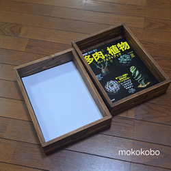 ちょっとあったら良いな  ネームプレート付きA4サイズ木箱 6枚目の画像