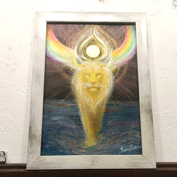 風水開運絵画◇金箔 金のなる木〜六芒星〜招財樹　黄金樹　ウェルカムゴールド　原画 風水開運絵画◇金箔 金のなる木〜六芒星〜招財樹 黄金樹