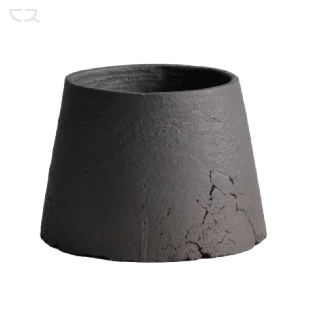 【新作】 branch_silver black  鉢 甕器鉢 甕器 オンギ 植木鉢 陶器鉢 陶磁器 塊根植物