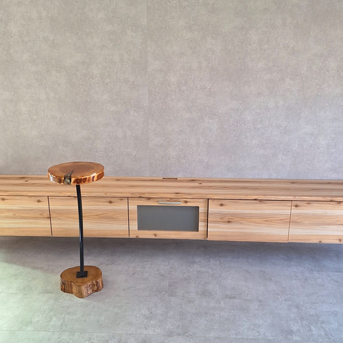 ドライフラワーサイドテーブル