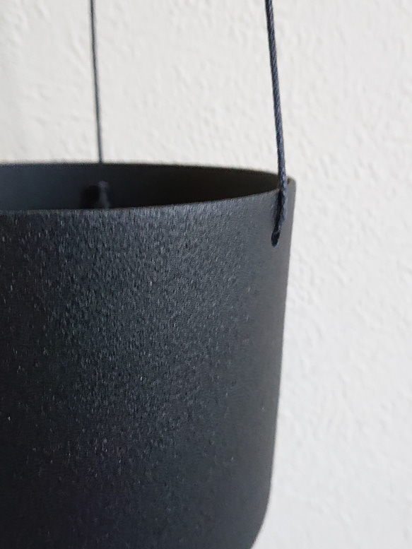 ●数量限定●新作●　希少　ボリュームあり　”シッサス・エレンダニカ　スチールハンギング鉢カバーセット"観葉植物　吊り下げ 12枚目の画像