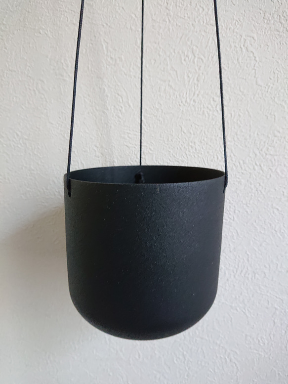 ●数量限定●新作●　希少　ボリュームあり　”シッサス・エレンダニカ　スチールハンギング鉢カバーセット"観葉植物　吊り下げ 10枚目の画像