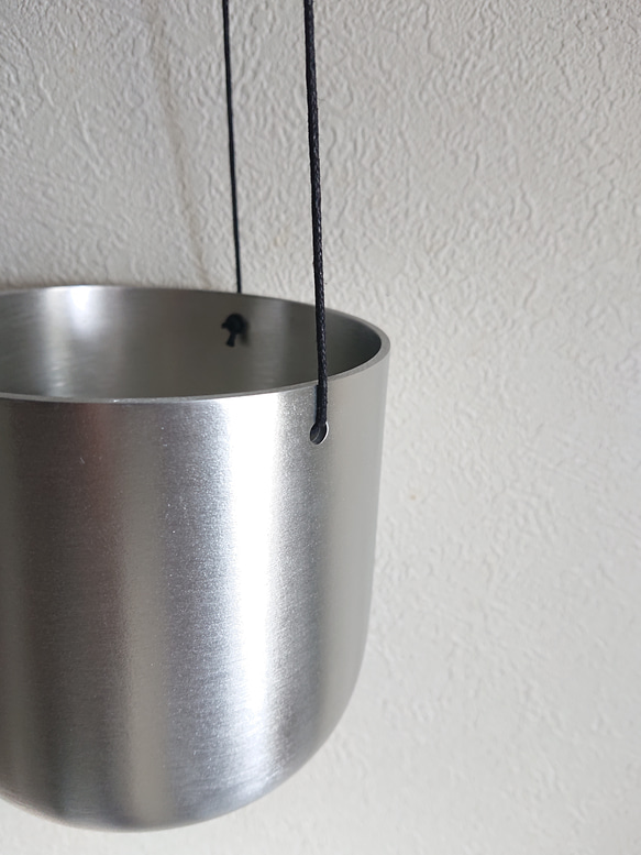 ●数量限定●新作●　希少　ボリュームあり　”シッサス・エレンダニカ　スチールハンギング鉢カバーセット"観葉植物　吊り下げ 15枚目の画像