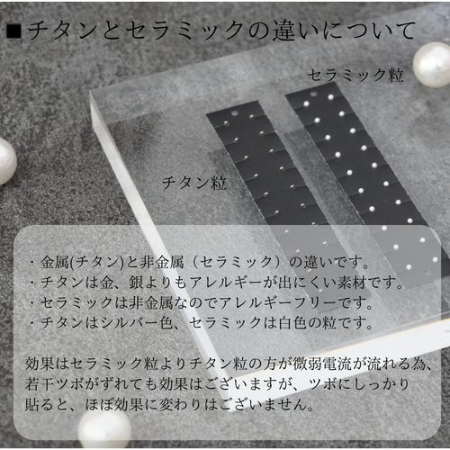 デザインなし 耳つぼジュエリー 学校用 職場用 チタン セラミック 金属