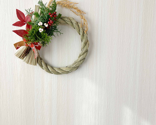 しめ縄リース　No.47 しめ縄リース No.47 しめ縄リース No.47 しめ縄リース No.47 しめ縄