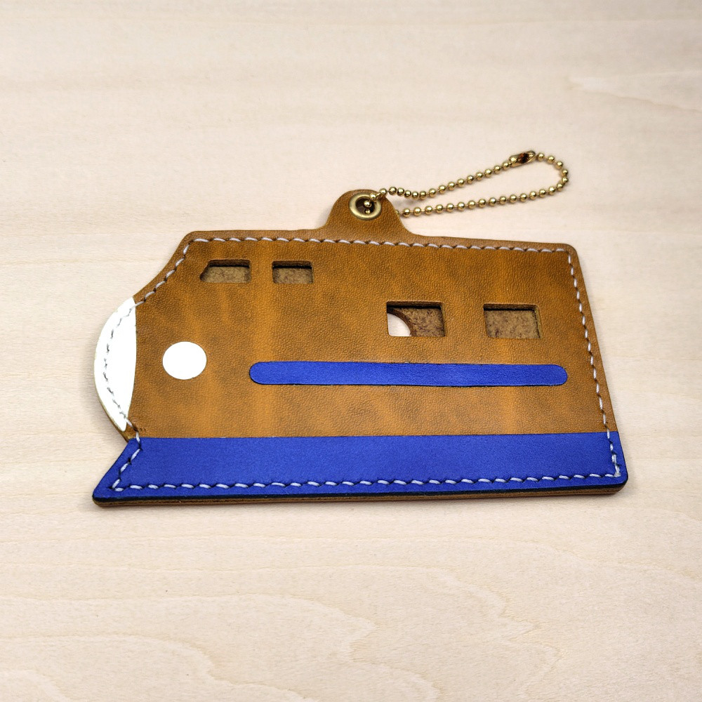 パスケース 新幹線パスケース ドクターイエロー風 カードケース ルガトー  CC-SKSPC