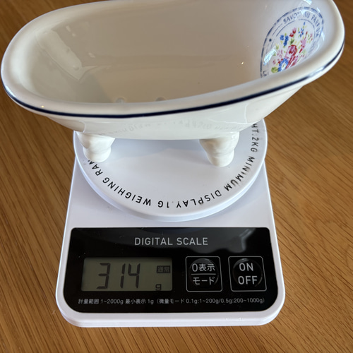 フランスのバスタブの形をした可愛いソープディッシュ 石鹸置き