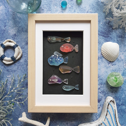 海のお月様 ウミウシのプリンセス インテリア シーグラスアート アクアリウム 鮫 海のお月様 ウミウシのプリンセス インテリア シーグラスアート