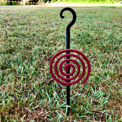 ロートアイアン製　蚊取り線香ホルダー 2枚目の画像