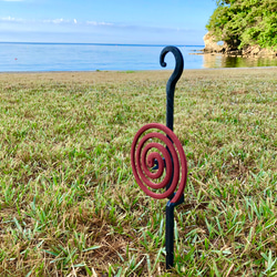 ロートアイアン製　蚊取り線香ホルダー 1枚目の画像