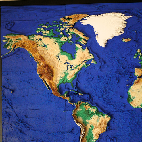 地球を手に取る感動】A1特大 立体世界地図 - 87cmの迫力アート＆癒し