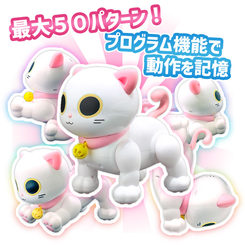 ロボキャッティ フレンドリーシロ 白 ホワイト 赤外線 コントローラー