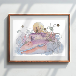 ツバメ_イラスト_水彩原画 イラスト n.akabae 通販 19480732