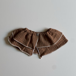 ダブルガーゼのフリルスタイ 3枚目の画像