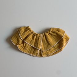 ダブルガーゼのフリルスタイ 6枚目の画像