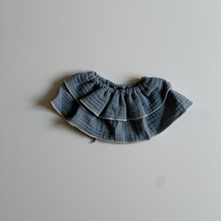 ダブルガーゼのフリルスタイ 9枚目の画像