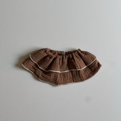 ダブルガーゼのフリルスタイ 2枚目の画像