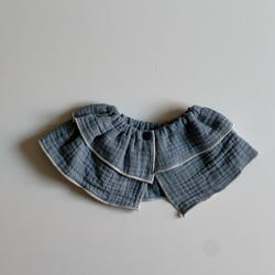 ダブルガーゼのフリルスタイ 8枚目の画像