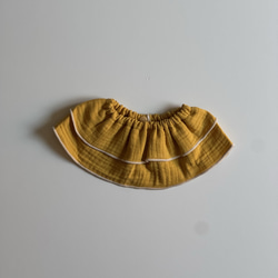 ダブルガーゼのフリルスタイ 7枚目の画像