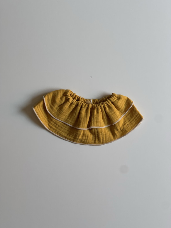 ダブルガーゼのフリルスタイ 7枚目の画像